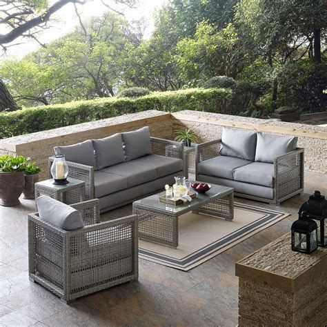 luxury synthetic rattan garden furniture.